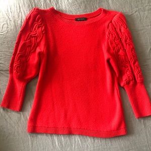 Ann Taylor Knit Red Sweater